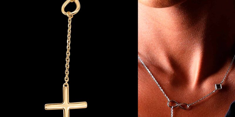 Christian Christmas Gift Infinity Cross Necklace With Bible Inside From My Nano Jewelry